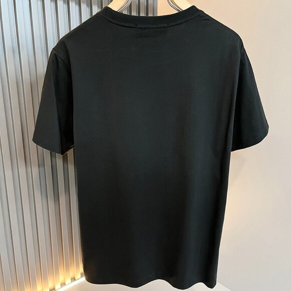 Kiton Black Printed Crew Neck T-Shirt - Picture 2 of 7